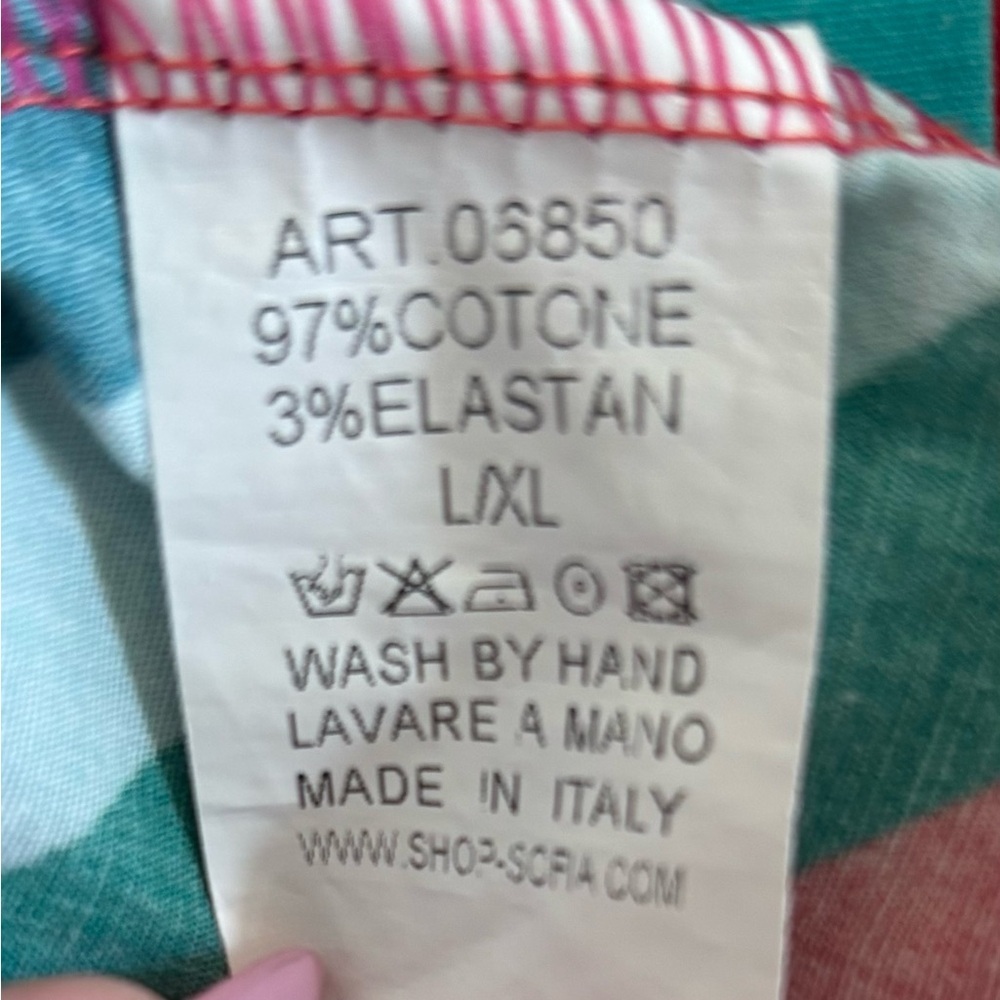 Sofia Colorful Striped Button- Down Long Sleeve S… - image 5